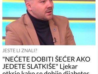 “NEĆETE DOBITI ŠEĆER AKO JEDETE SLATKIŠE” Ljekar Otkrio Kako Se Dobije Dijabetes, Ovo Su Simptomi Koje Svi Ignorišu