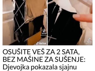 OSUŠITE VEŠ ZA 2 SATA, BEZ MAŠINE ZA SUŠENJE: Djevojka pokazala sjajnu caku – “genijalno, ovo STVARNO RADI”! (VIDEO)