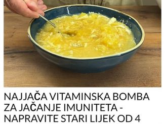 NAJJAČA VITAMINSKA BOMBA ZA JAČANJE IMUNITETA – NAPRAVITE STARI LIJEK OD 4 SASTOJKA: Ujutru obavezno uzmite 1 kašičicu!