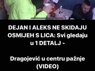 DEJAN I ALEKS NE SKIDAJU OSMIJEH S LICA: Svi gledaju u 1 DETALJ – Dragojević u centru pažnje (VIDEO)