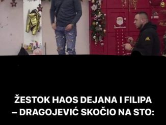 ŽESTOK HAOS DEJANA I FILIPA – DRAGOJEVIĆ SKOČIO NA STO: Đedović i Sandra odmah skočili u odbranu, evo šta se desilo (VIDEO)