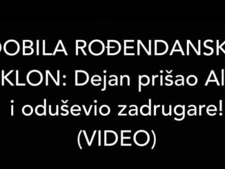 DOBILA ROĐENDANSKI POKLON: Dejan prišao Aleks i oduševio zadrugare! (VIDEO)