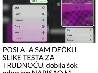 POSLALA SAM DEČKU SLIKE TESTA ZA TRUDNOĆU, dobila šok odgovor: NAPISAO MI SAMO 1 REČENICU, ne dolazim sebi