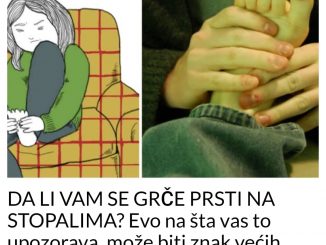 DA LI VAM SE GRČE PRSTI NA STOPALIMA? Evo na šta vas to upozorava, može biti znak većih problema