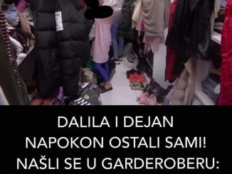 DALILA I DEJAN NAPOKON OSTALI SAMI! NAŠLI SE U GARDEROBERU: Evo kako su se ponašali (VIDEO)