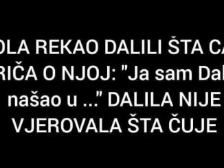 ZOLA REKAO DALILI ŠTA CAR PRIČA O NJOJ: “Ja sam Dalilu našao u …” DALILA NIJE VJEROVALA ŠTA ČUJE