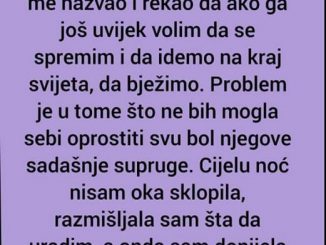 “Nikad u životu nisam više plakala. Oženio se, a istu noć me nazvao”