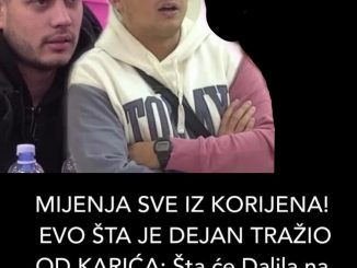 MIJENJA SVE IZ KORIJENA! EVO ŠTA JE DEJAN TRAŽIO OD KARIĆA: Šta će Dalila na ovo reći? (VIDEO)