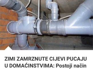 ZIMI ZAMRZNUTE CIJEVI PUCAJU U DOMAĆINSTVIMA: Postoji Način Kako BEZBJEDNO ODLEDITE – To Nikako Nije Zagrijavanje