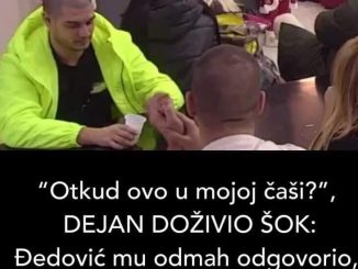 “Otkud ovo u mojoj čaši?”, DEJAN DOŽIVIO ŠOK: Đedović mu odmah odgovorio, evo šta se desilo