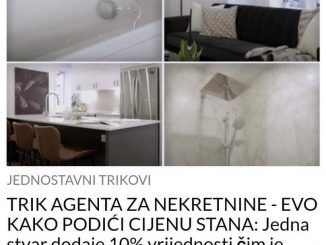 TRIK AGENTA ZA NEKRETNINE – EVO KAKO PODIĆI CIJENU STANA: Jedna stvar dodaje 10% vrijednosti čim je kupci vide, a evo zbog koje greške nude MANJE NOVCA