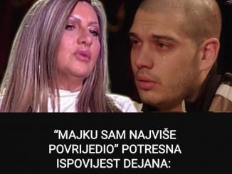 “MAJKU SAM NAJVIŠE POVRIJEDIO” POTRESNA ISPOVIJEST DEJANA DRAGOJEVIĆA: Grcao u suzama dok je pričao o njoj, IMAO SAMO 1 PORUKU