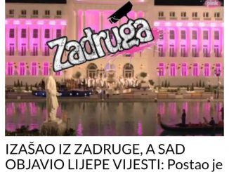 IZAŠAO IZ ZADRUGE, A SAD OBJAVIO LIJEPE VIJESTI: Postao je otac, stigla djevojčica Share