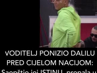 VODITELJ PONIZIO DALILU PRED CIJELOM NACIJOM: Saopštio joj ISTINU, propala u ZEMLJU OD BLAMA