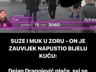 SUZE I MUK U ZORU – ON JE ZAUVIJEK NAPUSTIO BIJELU KUĆU: Dejan Dragojević plače, svi se opraštaju od njega