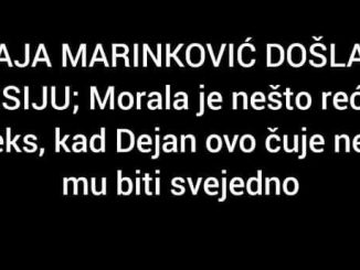 MAJA MARINKOVIĆ DOŠLA U EMISIJU; Morala je nešto reći za Aleks, kad Dejan ovo čuje neće mu biti svejedno