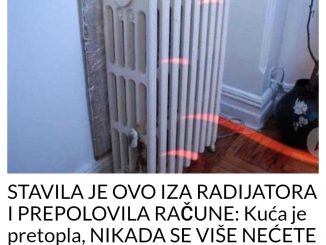 STAVILA JE OVO IZA RADIJATORA I PREPOLOVILA RAČUNE: Kuća je pretopla, NIKADA SE VIŠE NEĆETE SMRZAVATI TOKOM ZIME – GENIJALNO