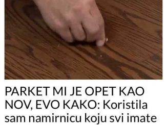 PARKET MI JE OPET KAO NOV, EVO KAKO: Koristila sam namirnicu koju svi imate u kući i OGREBOTINE SU NESTALE