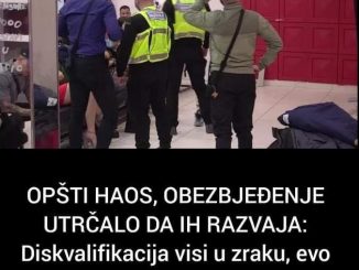 OPŠTI HAOS, OBEZBJEĐENJE UTRČALO DA IH RAZVAJA: Diskvalifikacija visi u zraku, evo šta se desilo sinoć