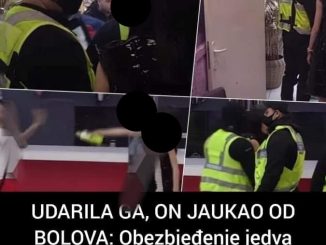 UDARILA GA, ON JAUKAO OD BOLOVA: Obezbjeđenje jedva spriječilo JOŠ VEĆI HAOS, pljuštale uvrede na sve strane!