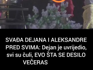 SVAĐA DEJANA I ALEKSANDRE PRED SVIMA: Dejan je uvrijedio, svi su čuli, EVO ŠTA SE DESILO VEČERAS