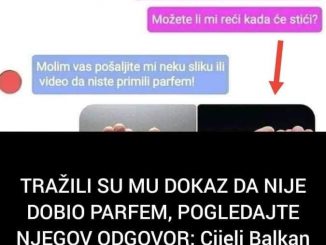 TRAŽILI SU MU DOKAZ DA NIJE DOBIO PARFEM, POGLEDAJTE NJEGOV ODGOVOR: Cijeli Balkan plače od smijeha zbog slike koju im je poslao (FOTO)