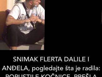 SNIMAK FLERTA DALILE I ANĐELA, pogledajte šta je radila: POPUSTILE KOČNICE, PREŠLA NA TREĆEG