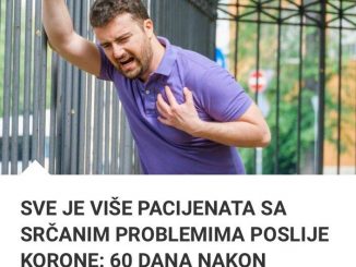 SVE JE VIŠE PACIJENATA SA SRČANIM PROBLEMIMA POSLIJE KORONE: 60 DANA NAKON PRELEŽANOG VIRUSA NIKAKO NE RADITE OVO!