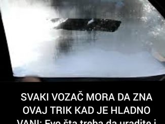 SVAKI VOZAČ MORA DA ZNA OVAJ TRIK KAD JE HLADNO VANI: Evo šta treba da uradite i stakla vam neće zamagliti