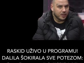 RASKID UŽIVO U PROGRAMU! DALILA ŠOKIRALA SVE POTEZOM: Ostavlja ga zauvijek “ISPIRA MI MOZAK, a tražio je da Dejanu…”