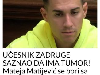 UČESNIK ZADRUGE SAZNAO DA IMA TUMOR! Mateja Matijević se bori sa opakom bolešću, sve se otkrilo slučajno!