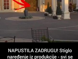 NAPUSTILA ZADRUGU! Stiglo naređenje iz produkcije – svi se OPROSTILI, on GRCA U SUZAMA