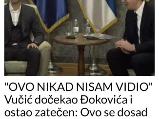 “OVO NIKAD NISAM VIDIO” Vučić dočekao Đokovića i ostao zatečen: Ovo se dosad nije desilo, a sastajao sam se sa mnogima!