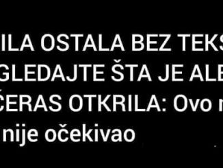 DALILA OSTALA BEZ TEKSTA, POGLEDAJTE ŠTA JE ALEKS VEČERAS OTKRILA: Ovo niko nije očekivao