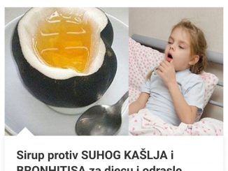 Sirup Protiv SUHOG KAŠLJA I BRONHITISA Za Djecu I Odrasle