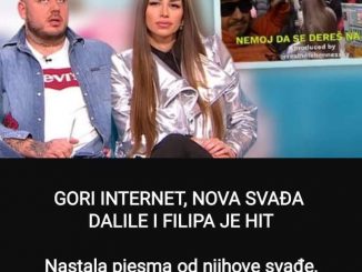 GORI INTERNET, NOVA SVAĐA DALILE I FILIPA JE HIT: Nastala pjesma od njihove svađe, OVO MORATE POSLUŠATI (VIDEO)