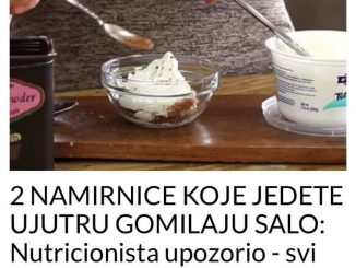 2 NAMIRNICE KOJE JEDETE UJUTRU GOMILAJU SALO: Nutricionista upozorio – svi mislite da su za DIJETU, a nabacuju kilograme