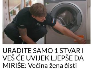 URADITE SAMO 1 STVAR I VEŠ ĆE UVIJEK LJEPŠE DA MIRIŠE: Većina žena čisti mašinu, a zaboravlja najvažnije