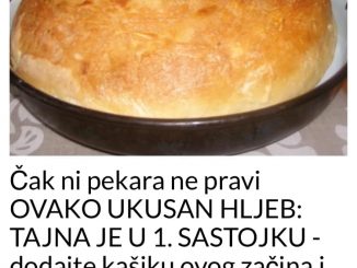 Čak ni pekara ne pravi OVAKO UKUSAN HLJEB:  TAJNA JE U 1. SASTOJKU – dodajte kašiku ovog začina i bit ĆE MEKŠI I UKUSNIJI nego ikad  Recept