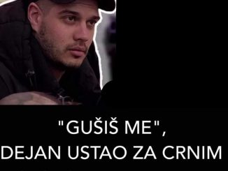 “GUŠIŠ ME”, DEJAN USTAO ZA CRNIM STOLOM:  Evo šta joj poručio, ŠOK=