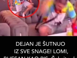 DEJAN JE ŠUTNUO IZ SVE SNAGE! LOMI, BIJESAN KAO RIS:  Čekajte da vidite reakciju Aleksandre