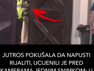 JUTROS POKUŠALA DA NAPUSTI RIJALITI, UCIJENILI JE PRED KAMERAMA JEDNIM SNIMKOM:  U suzama lupala na kapiju