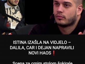 ISTINA IZAŠLA NA VIDJELO – DALILA, CAR I DEJAN NAPRAVILI NOVI HAOS: Scena za crnim stolom šokirale gledaoce, NISU BIRALI RIJEČI