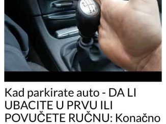 Kad parkirate auto – DA LI UBACITE U PRVU ILI POVUČETE RUČNU: Konačno stigao pravi odgovor, evo šta je jedino ispravno