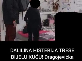 DALILINA HISTERIJA TRESE BIJELU KUĆU! Dragojevićka PSOVALA sve redom, obrušila se i na Cara, a onda napravila HAOS