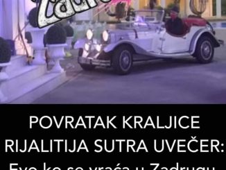 POVRATAK KRALJICE RIJALITIJA SUTRA UVEČER: Evo ko se vraća u Zadrugu, TEK ĆE DA GRMI SVE!