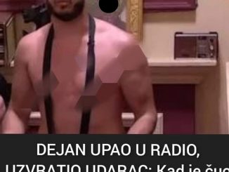 DEJAN UPAO U RADIO, UZVRATIO UDARAC:  Kad je čuo ove riječi, morao je reagovati