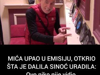 MIĆA UPAO U EMISIJU, OTKRIO ŠTA JE DALILA SINOĆ URADILA:  Ovo niko nije vidio, RAZOTKRIVENA!