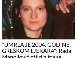 “UMRLA JE 2004. GODINE, GREŠKOM LJEKARA”: Rada Manojlović otkrila šta se desilo njenoj pokojnoj majci