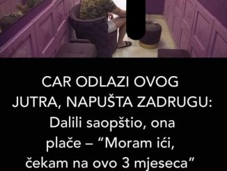 CAR ODLAZI OVOG JUTRA, NAPUŠTA ZADRUGU: Dalili saopštio, ona plače – “Moram ići, čekam na ovo 3 mjeseca”